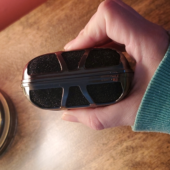 Bebe black metal geometric clutch - Picture 7 of 9